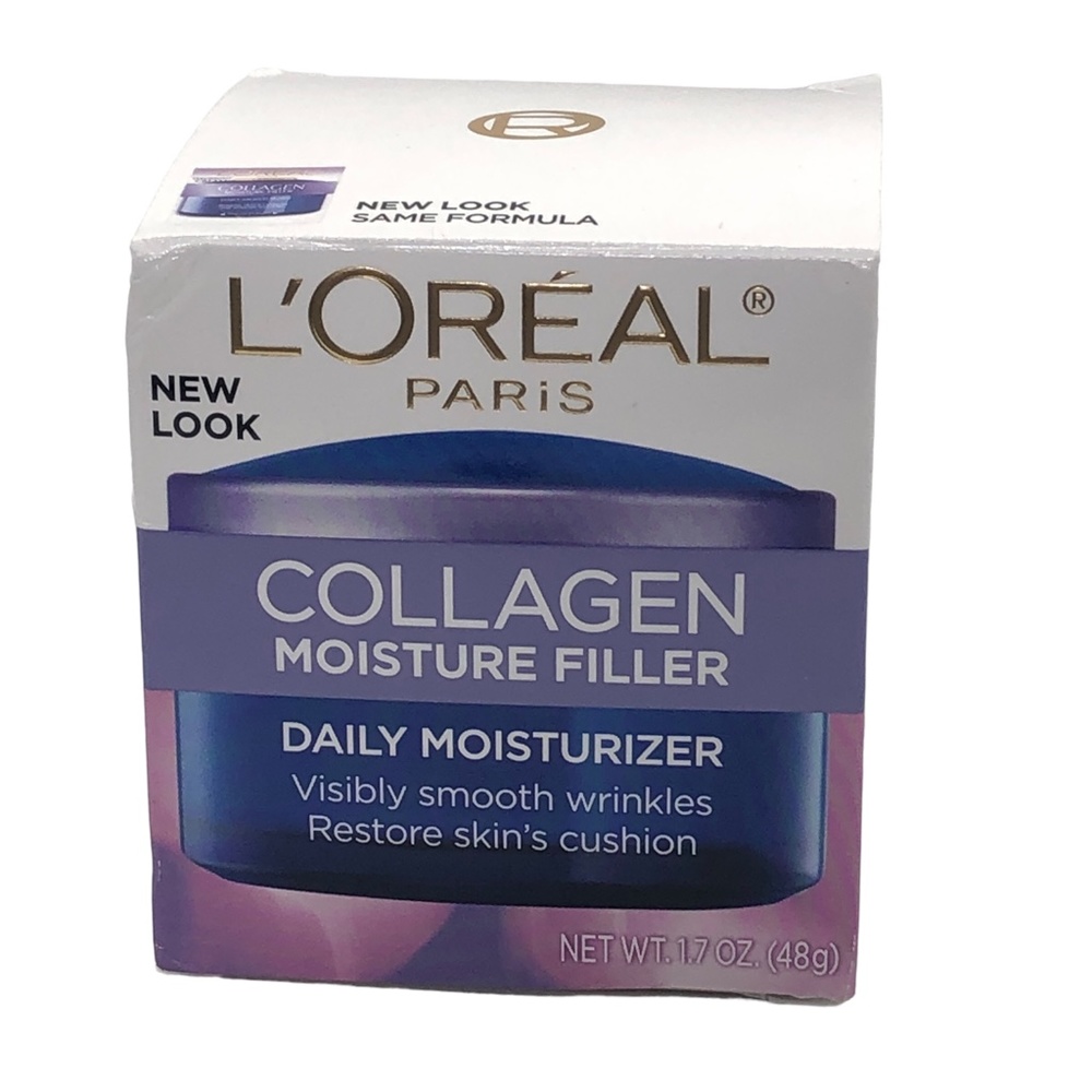 L’Oreal Paris Collagen Moisture Filler Day/Night Moisturizer 1.7 oz -New Look